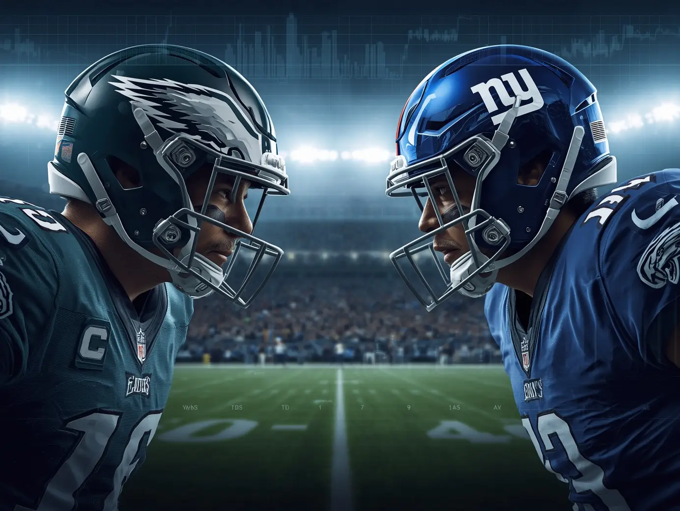 Philadelphia Eagles vs New York Giants match player stats