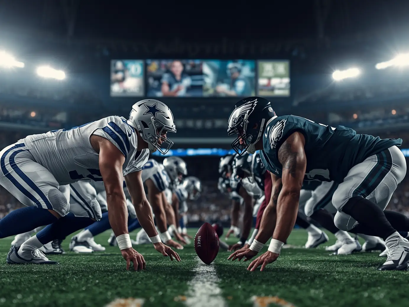 Dallas Cowboys vs Philadelphia Eagles Match Player Stats